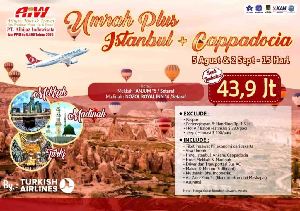 Umroh Plus Turki Cappadocia